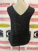 Cargar imagen en el visor de la galería, NWT Cleo Black All Over Sequin Tank (Size XL)
