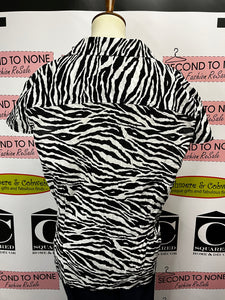 Jones New York Zebra Top (Size 3X)