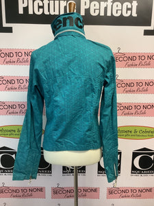 BENCH Teal Zip Up Jacket (Size M)