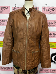 Cleo Faux Leather Jacket (Size M)