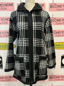 Houndstooth Fleece Jacket (3 Colours) (Re-Stocked with New Colors)