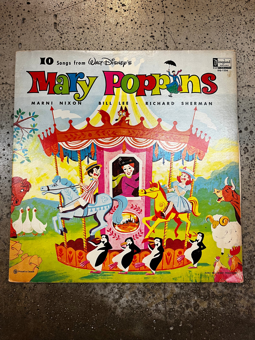Vintage 1964 Walt Disney Mary Poppins Record
