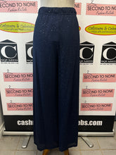 Cargar imagen en el visor de la galería, Sparkly Pallazzo Pants (2 Colours) (Navy and Black)
