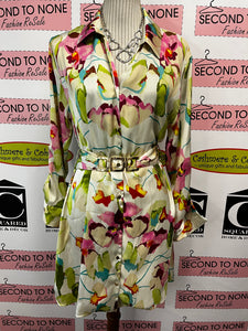 Zara Belted Shirt Dress (Size M)