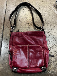 Danier Red Leather Purse