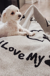 I Love My Pet Blanket