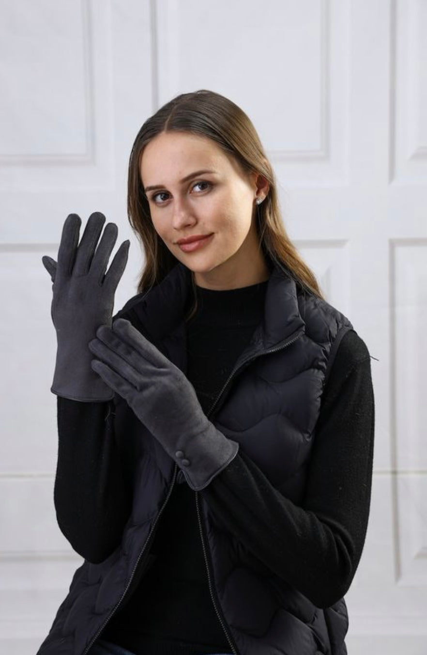 Suede-Like Stretch Texting Gloves (2 Colors)