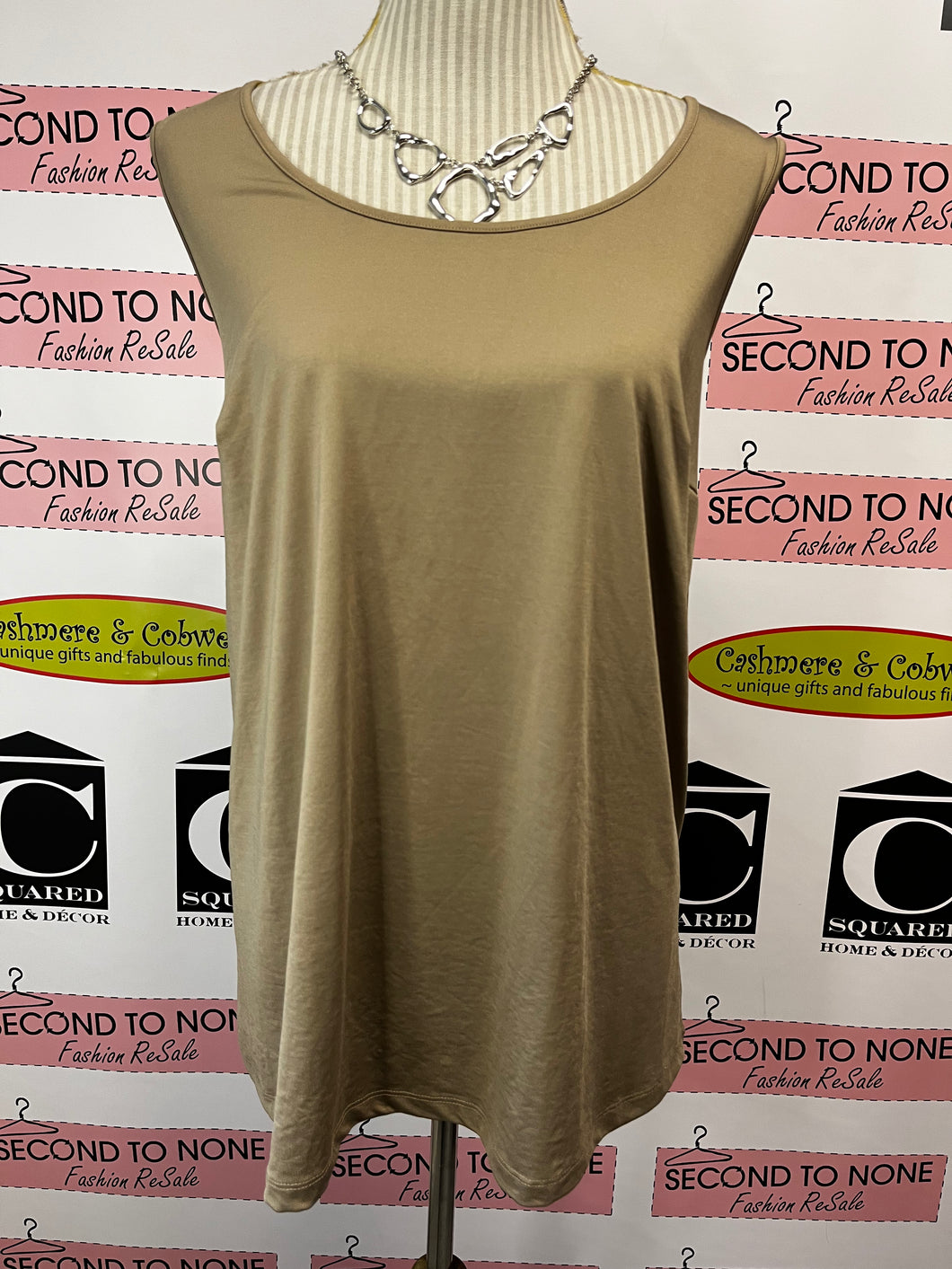 NWT Basic Beige Tank (Size 14/16)