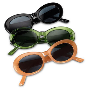Oval Frame Sunglasses - Olivia (3 Colors)