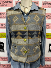 Charger l'image dans la galerie, Made in Ukraine Wool Blend Carpet Vest (Size L)
