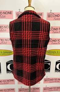 Fleece Large Check Vest (2 Colours)