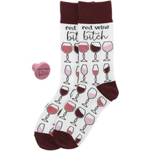 Cargar imagen en el visor de la galería, Fun WINE-Themed Socks With Bonus Cork (4 Designs)
