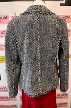 Load image into Gallery viewer, Michael Kors Frayed Trim Tweed Jacket (Size 6)
