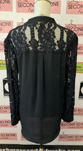 Load image into Gallery viewer, Black Lace Blouse (Size 10)
