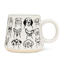 Cargar imagen en el visor de la galería, Oversized Mug with Dog Drawings
