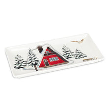 Cargar imagen en el visor de la galería, Winter Cabins Platter
