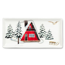 Cargar imagen en el visor de la galería, Winter Cabins Platter
