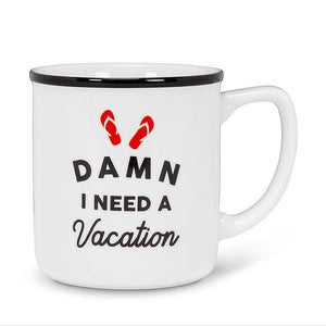 "I Need a Vacation" Mug (Only 1 Left!)