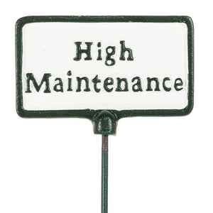 Cast Iron Plant Spike Signs (5 Different Sayings)