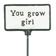 Load image into Gallery viewer, Cast Iron Plant Spike Signs (5 Different Sayings)
