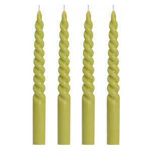 Twisted Taper Candles (3 Colours)