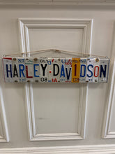 Load image into Gallery viewer, &quot;HARLEY DAVIDSON&quot; Licence Plate Sign

