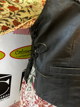 Cargar imagen en el visor de la galería, Genuine Leather Biker Vest (Size XL)
