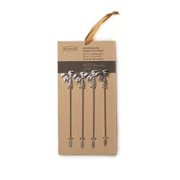 Palm Tree Metal Cocktail Picks (4 Pack)