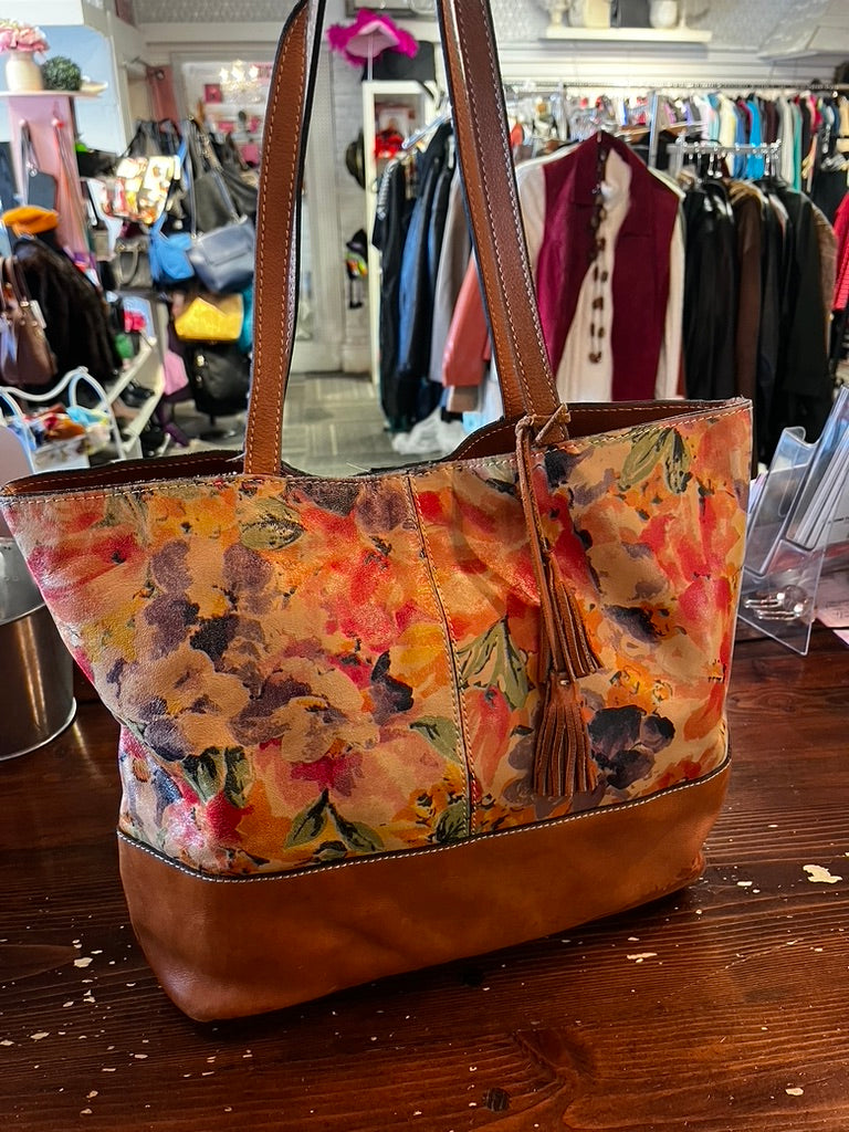 Patricia Nash Floral Leather Purse