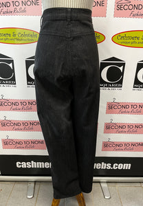 Simon Chang Pinstripe Jeans (Size 16)
