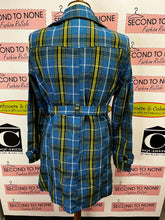 Cargar imagen en el visor de la galería, Nova Scotia Tartan Trench Coat (Size L)
