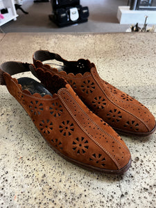 Rieker Slingback Eyelet Shoes (Size 9)