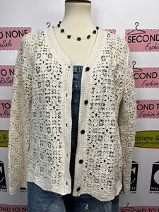 Northern Reflections Crochet Cardi (Size L)