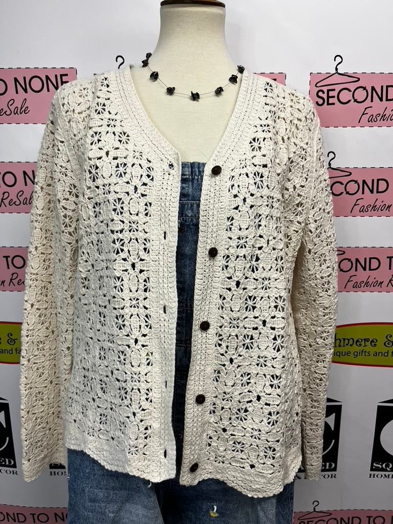 Northern Reflections Crochet Cardi (Size L)