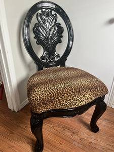 Leopard-Print Occasional Chair