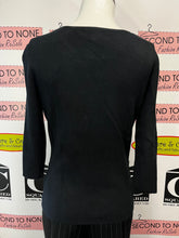 Cargar imagen en el visor de la galería, Laura Black Bling Keyhole Sweater (Size M)
