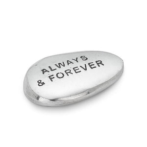 Sentimental Engraved Aluminum Pebbles (3 Sayings)