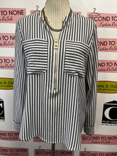 Cargar imagen en el visor de la galería, Michael Kors Striped Blouse (Size S)
