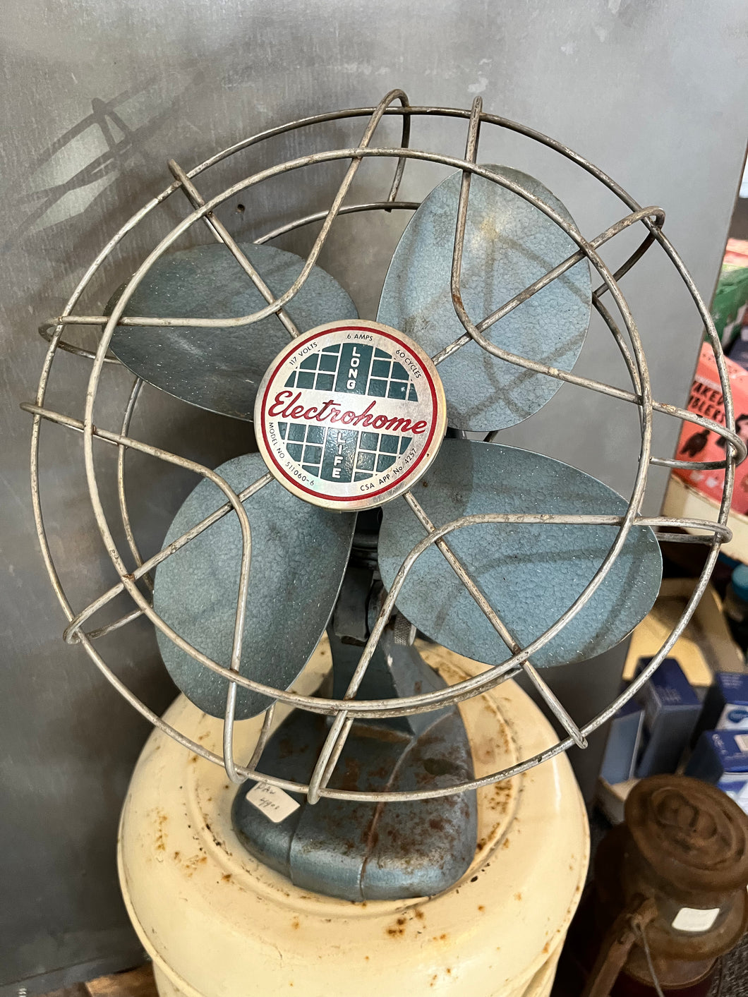 Vintage Electrohome Long Life Fan
