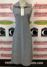 Cargar imagen en el visor de la galería, Sleeveless Zipper Front Striped Dress
