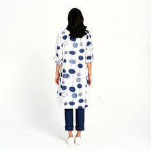 Load image into Gallery viewer, Red Coral Long 100% Cotton Polka Dot Tunic (Only 2 Left!)
