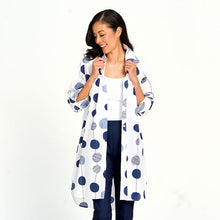 Load image into Gallery viewer, Red Coral Long 100% Cotton Polka Dot Tunic (Only 2 Left!)
