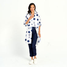 Load image into Gallery viewer, Red Coral Long 100% Cotton Polka Dot Tunic (Only 2 Left!)
