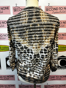 Laura Animal Print Top (Size M)