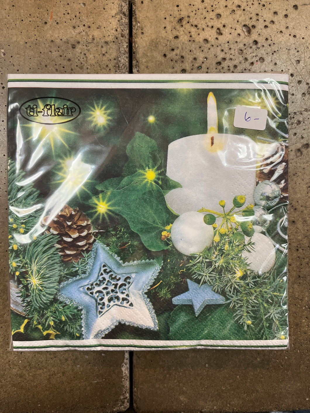 Assorted 20 Pack of Holiday Napkins (3 Styles)