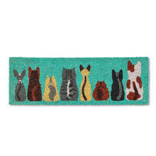 Charger l&#39;image dans la galerie, Row of Cats Balcony Doormat (Restocked!)
