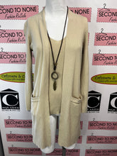 Load image into Gallery viewer, Ralph Lauren Ribbed Tank + Cardigan Set (Size S)

