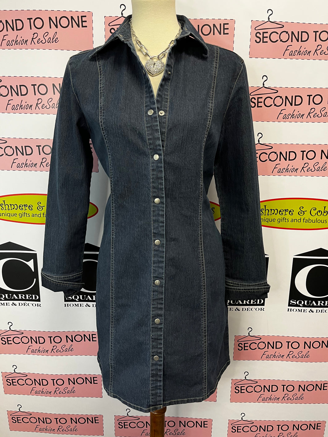 Denim Dress (Size M)