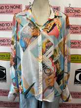Load image into Gallery viewer, Travel Postcard Blouse (Size L)
