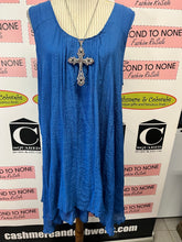 Load image into Gallery viewer, Royal Blue Layered Tunic/Dress (Size XL)
